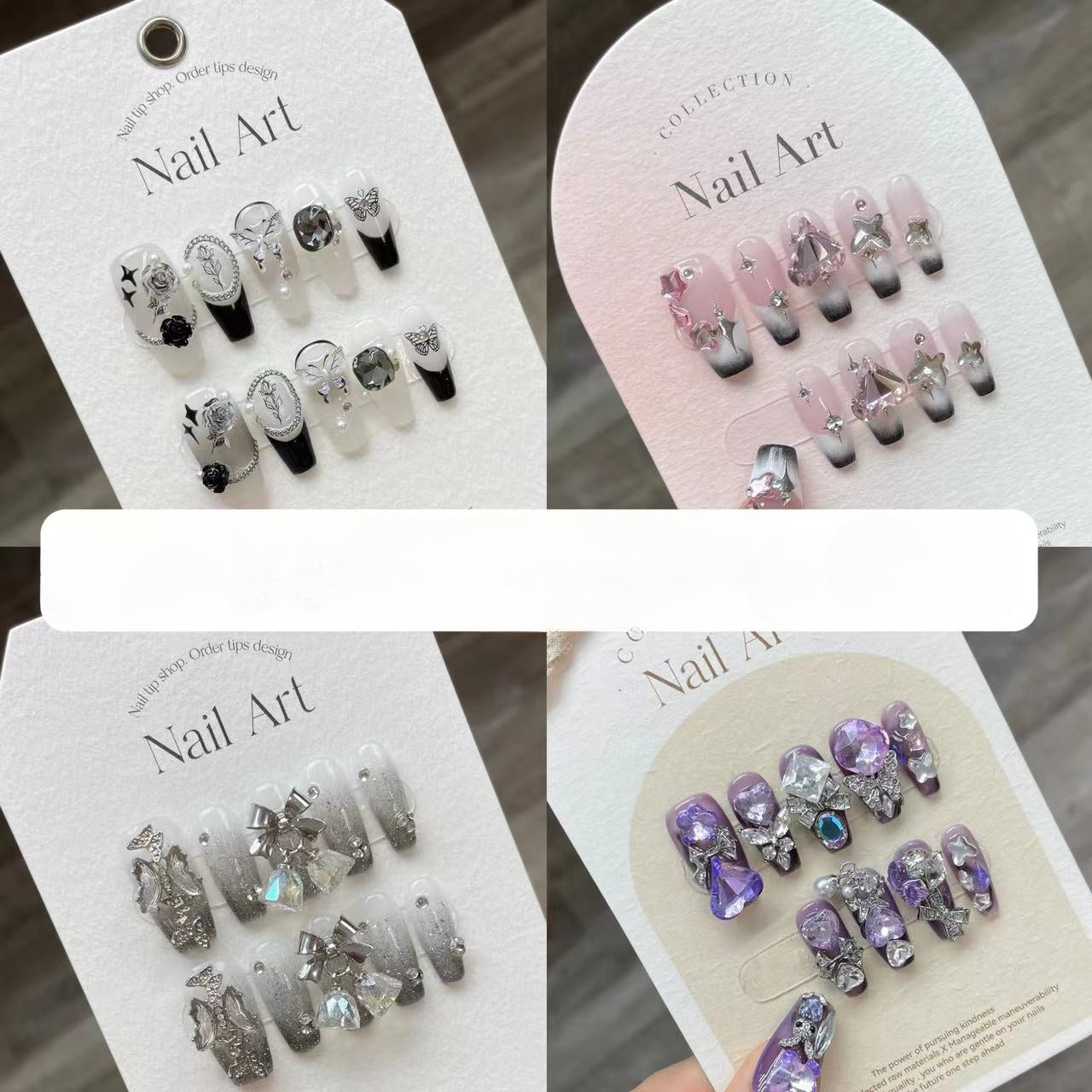 Scarlet Reign Handmade Press-On Nails | Removable, Reusable