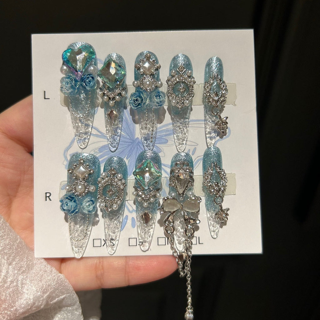 Poison Kiss Handmade Press-On Nails | Removable, Reusable