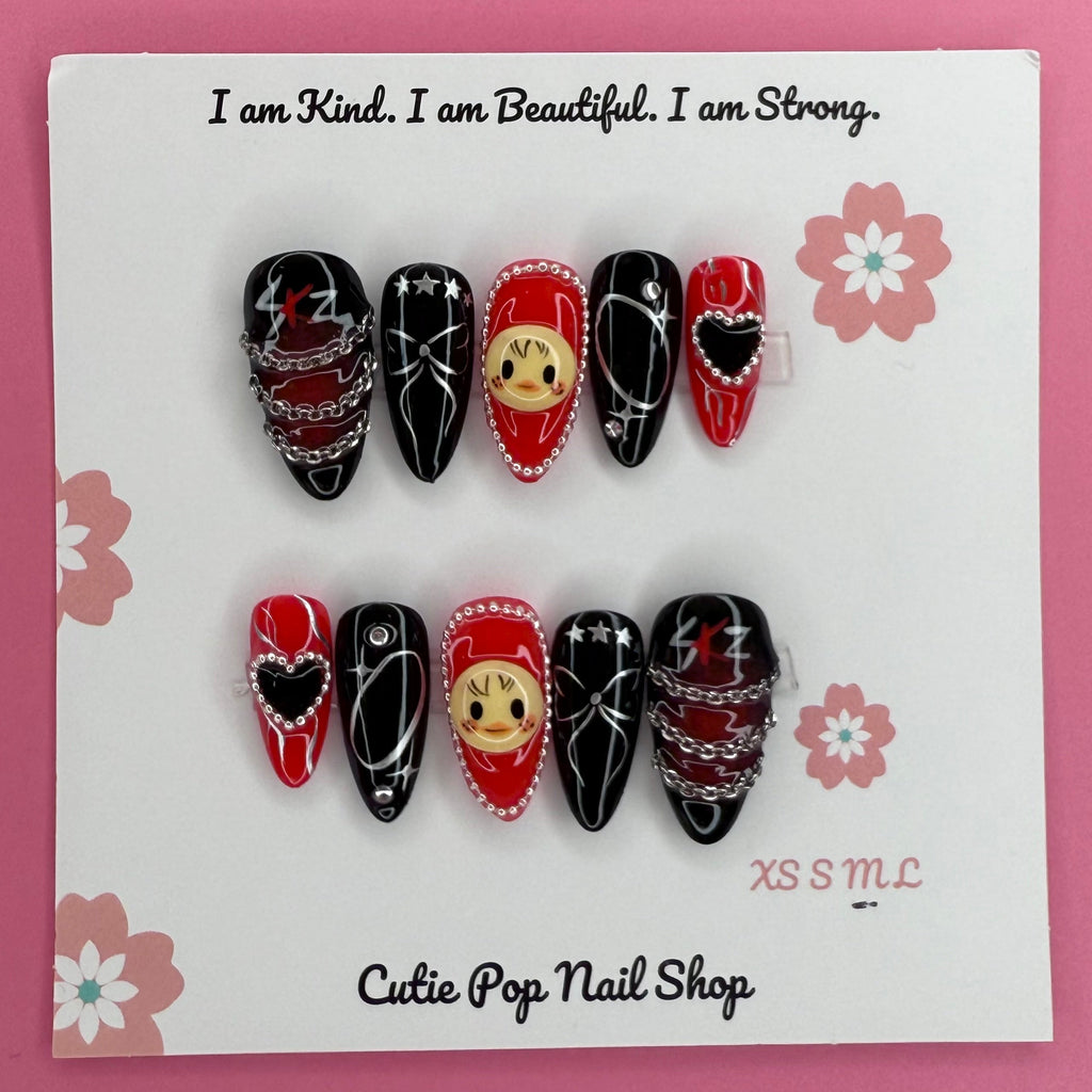 K-Pop Concert Press On Nails — Stray Kids Inspired | Handmade Nail Set