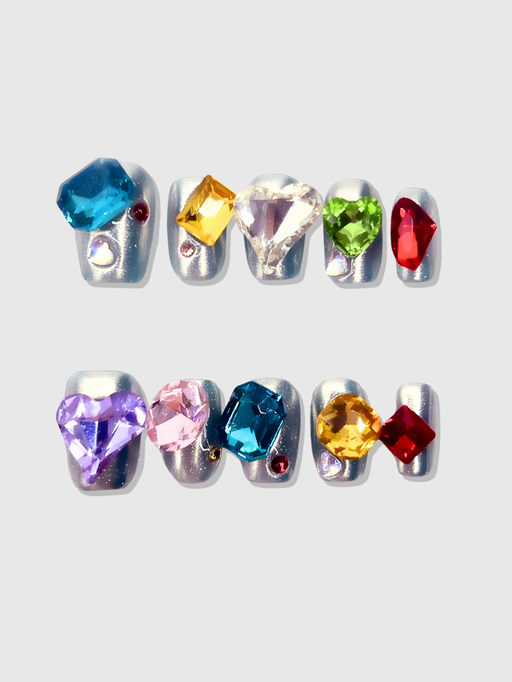 Birthday Press On Nails — Birthday Girl Nail Set | Handmade, Reusable