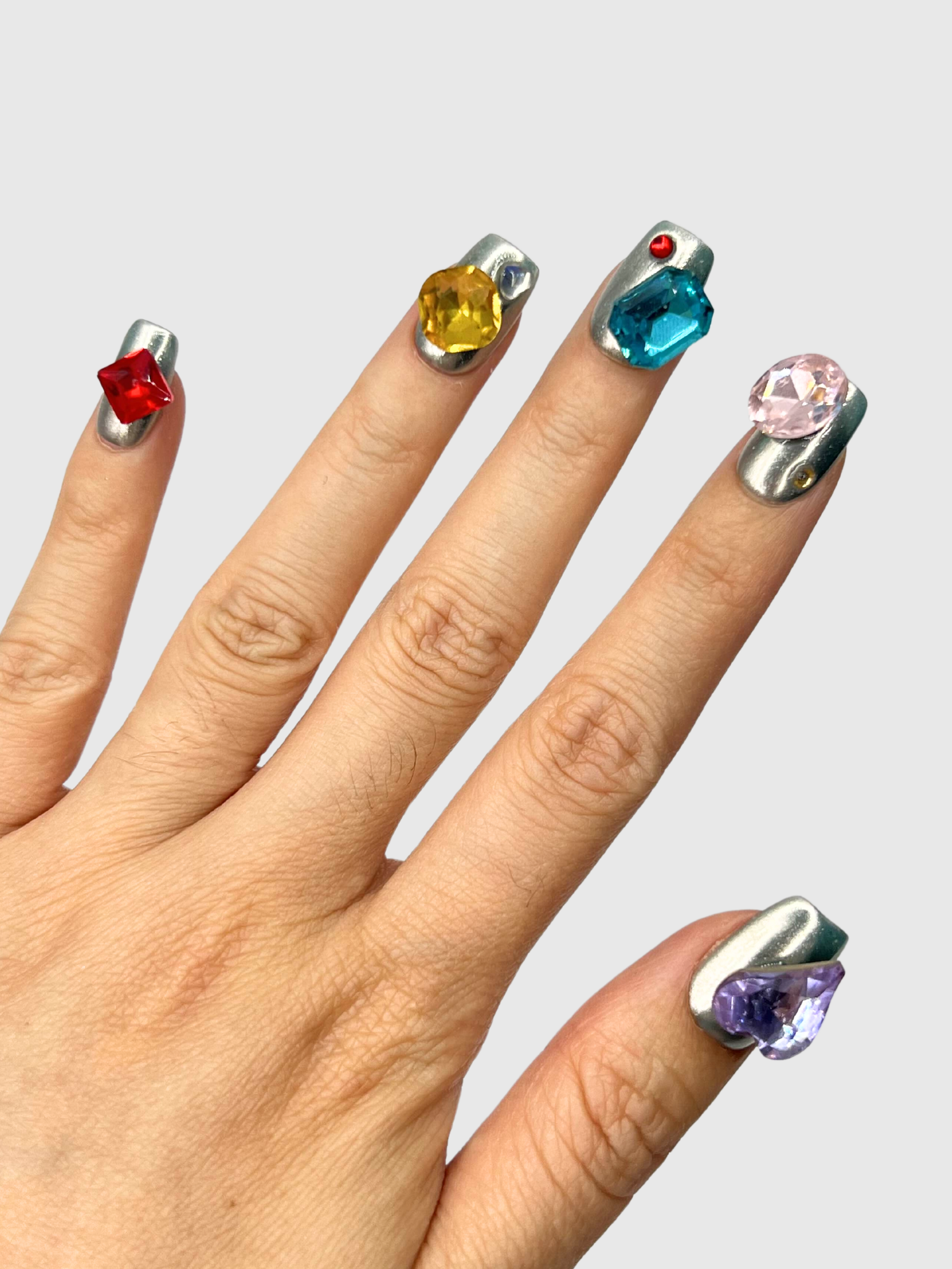 Birthday Press On Nails — Birthday Girl Nail Set | Handmade, Reusable