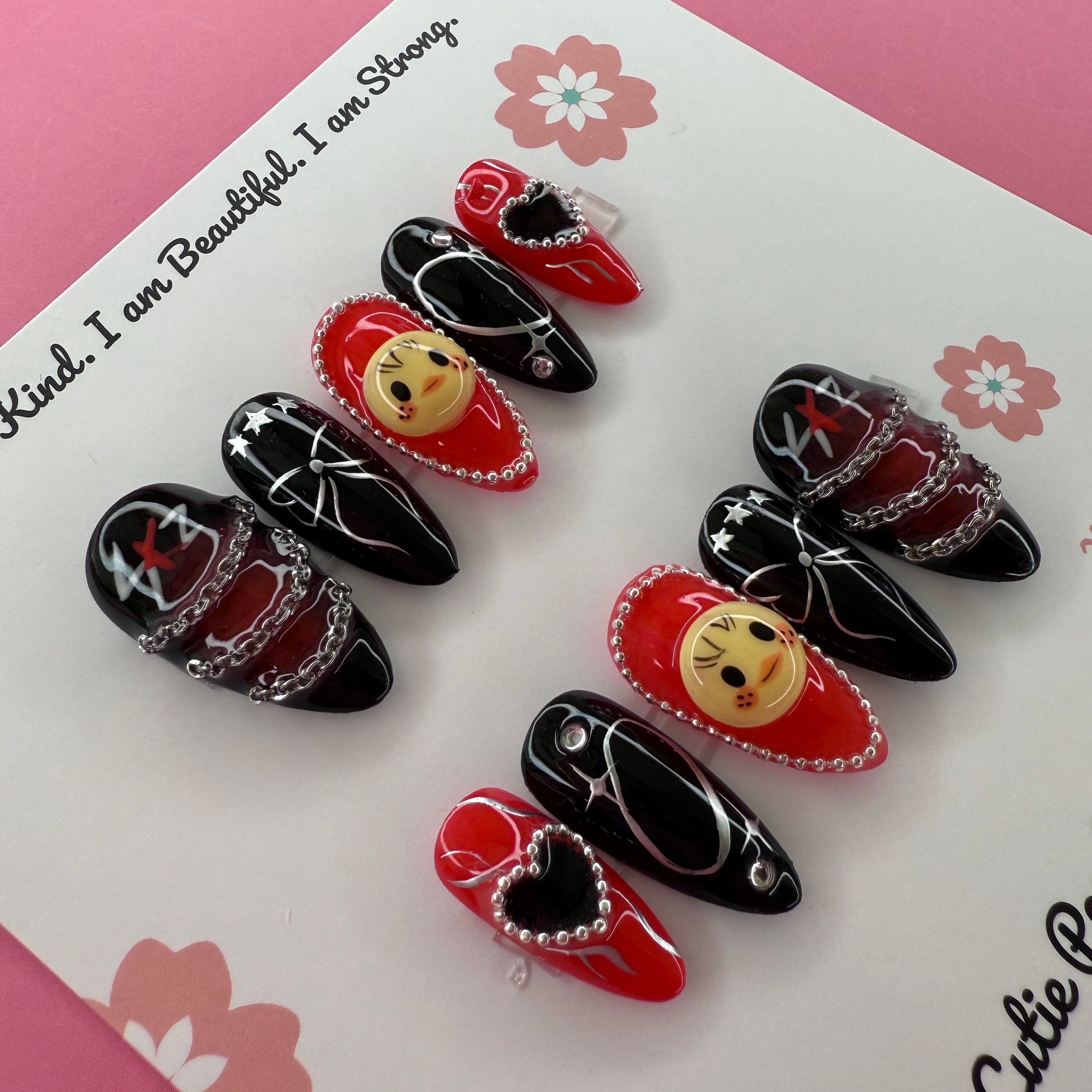K-Pop Concert Press On Nails — Stray Kids Inspired | Handmade Nail Set