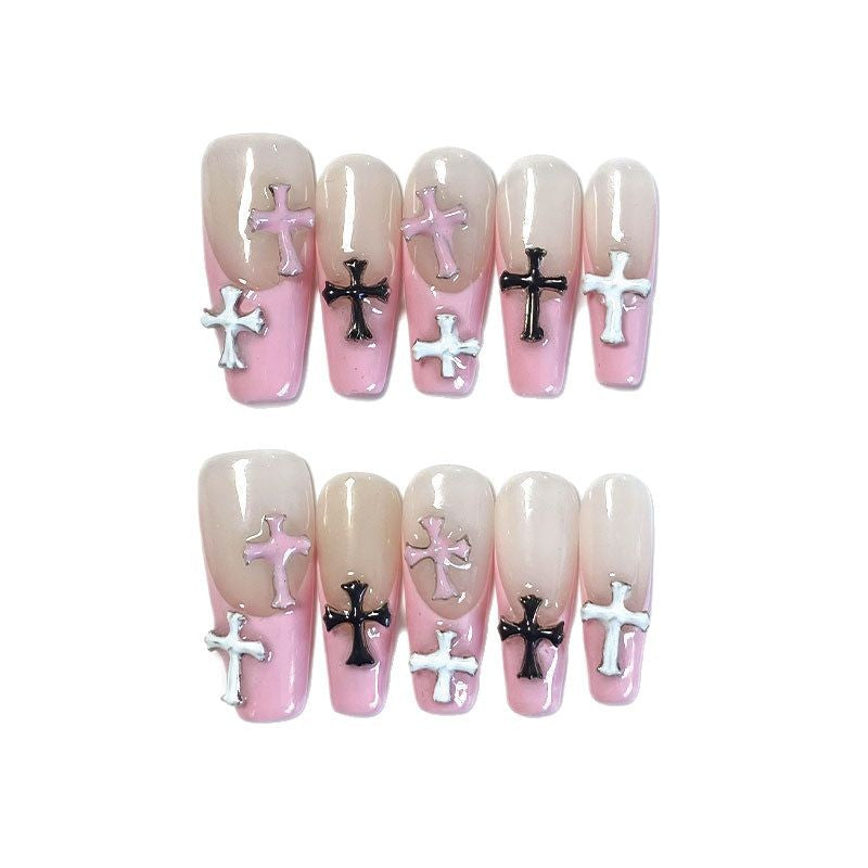 Velvet Rose Handmade Press-On Nails | Removable, Reusable