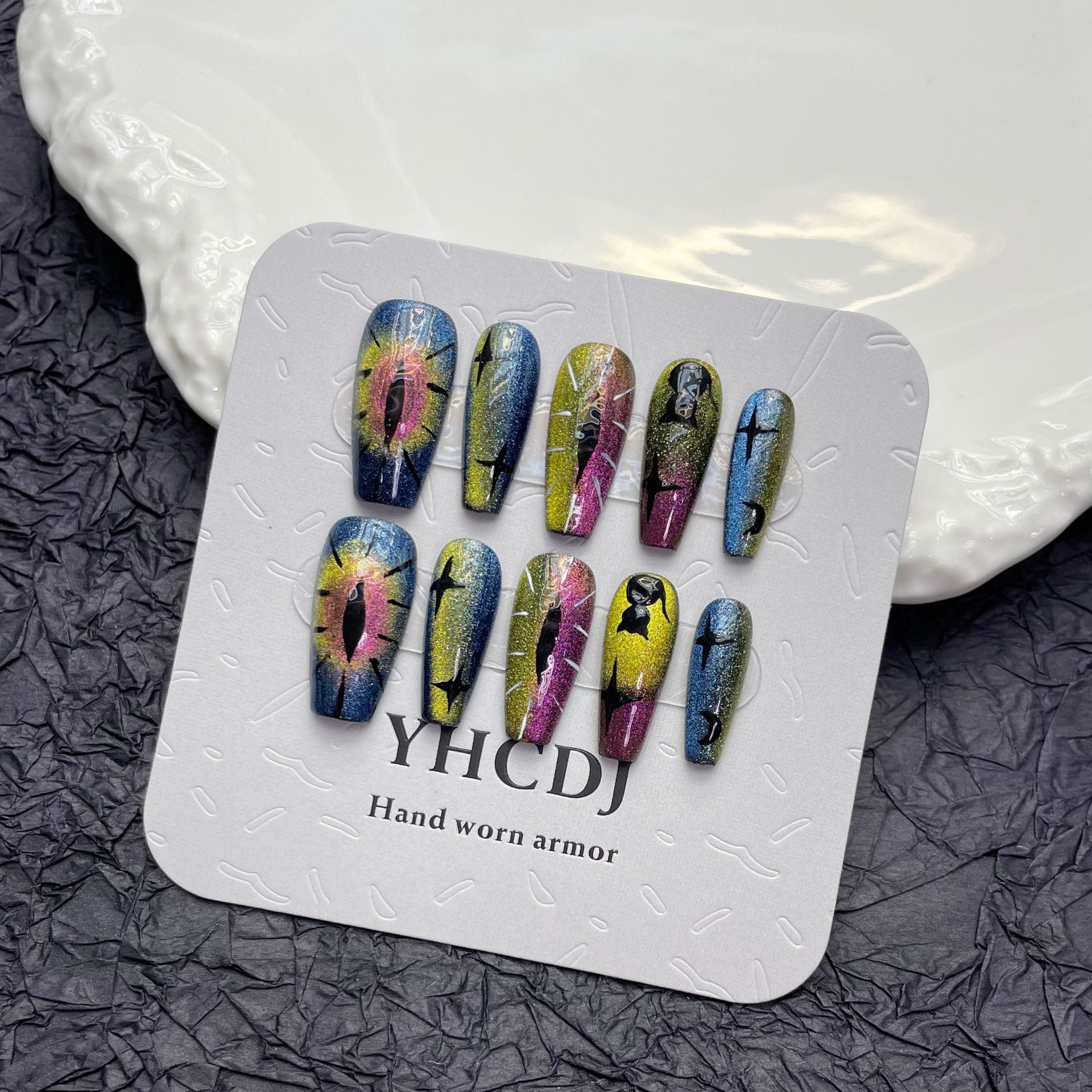 Scarlet Reign Handmade Press-On Nails | Removable, Reusable