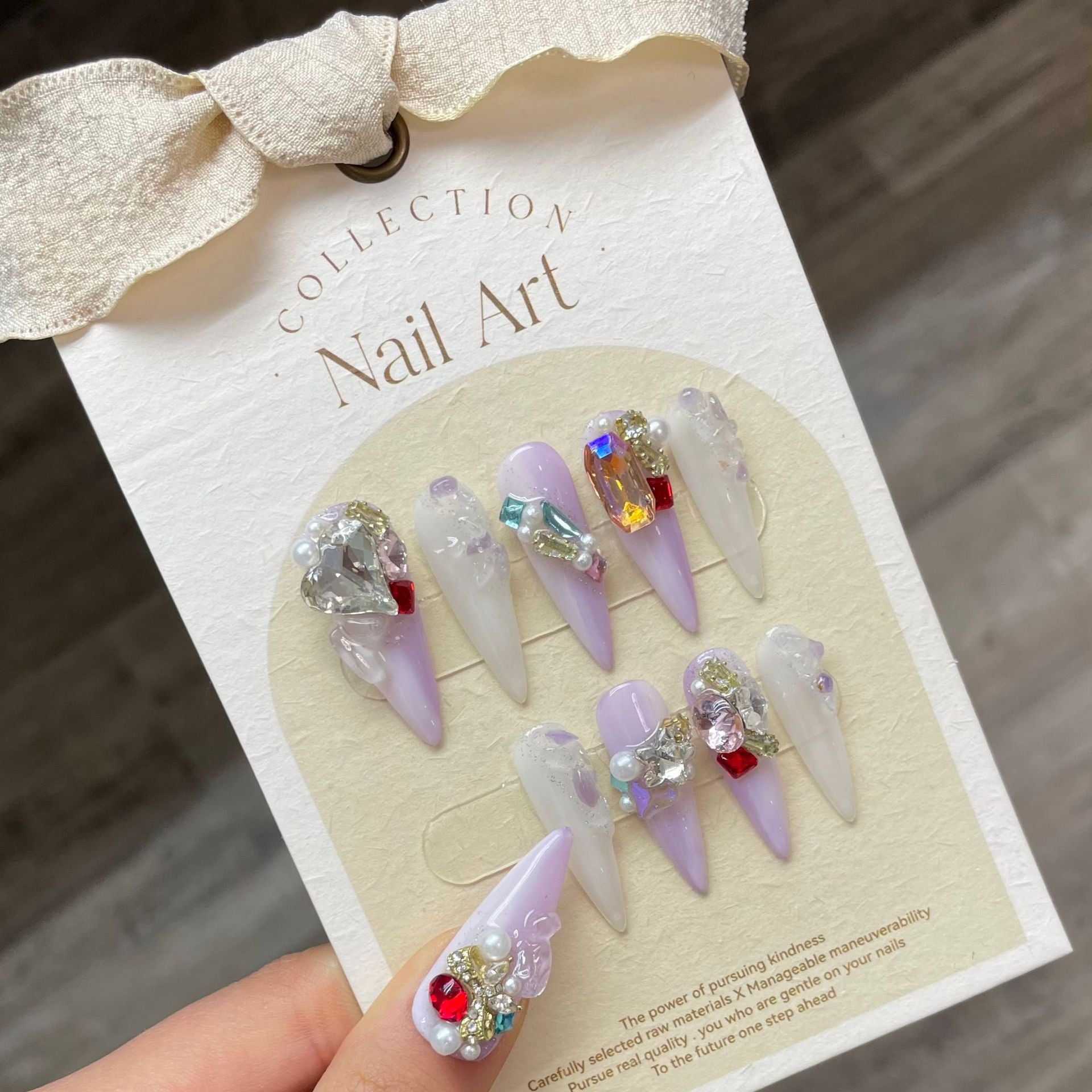 Scarlet Reign Handmade Press-On Nails | Removable, Reusable