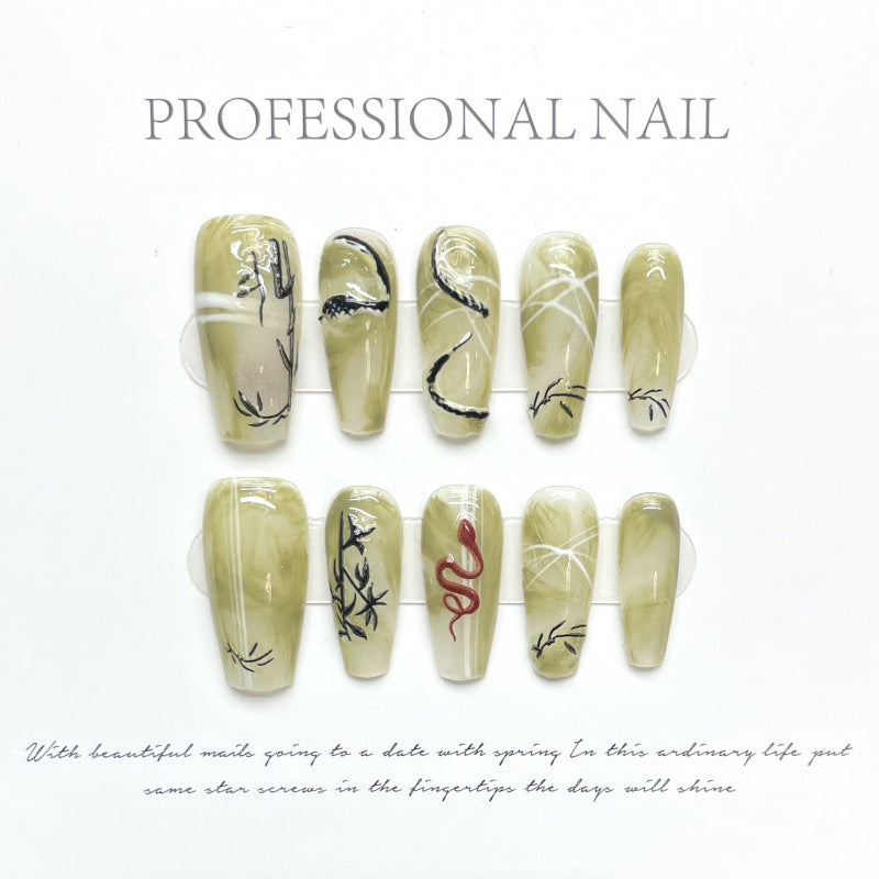 Siren Call Handmade Press-On Nails | Removable, Reusable