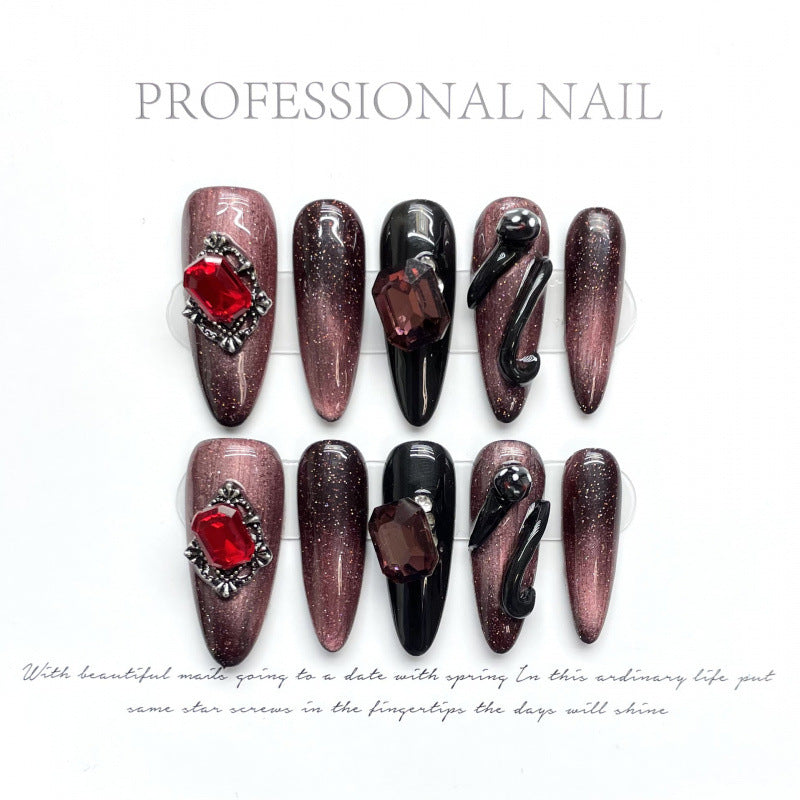 Siren Call Handmade Press-On Nails | Removable, Reusable