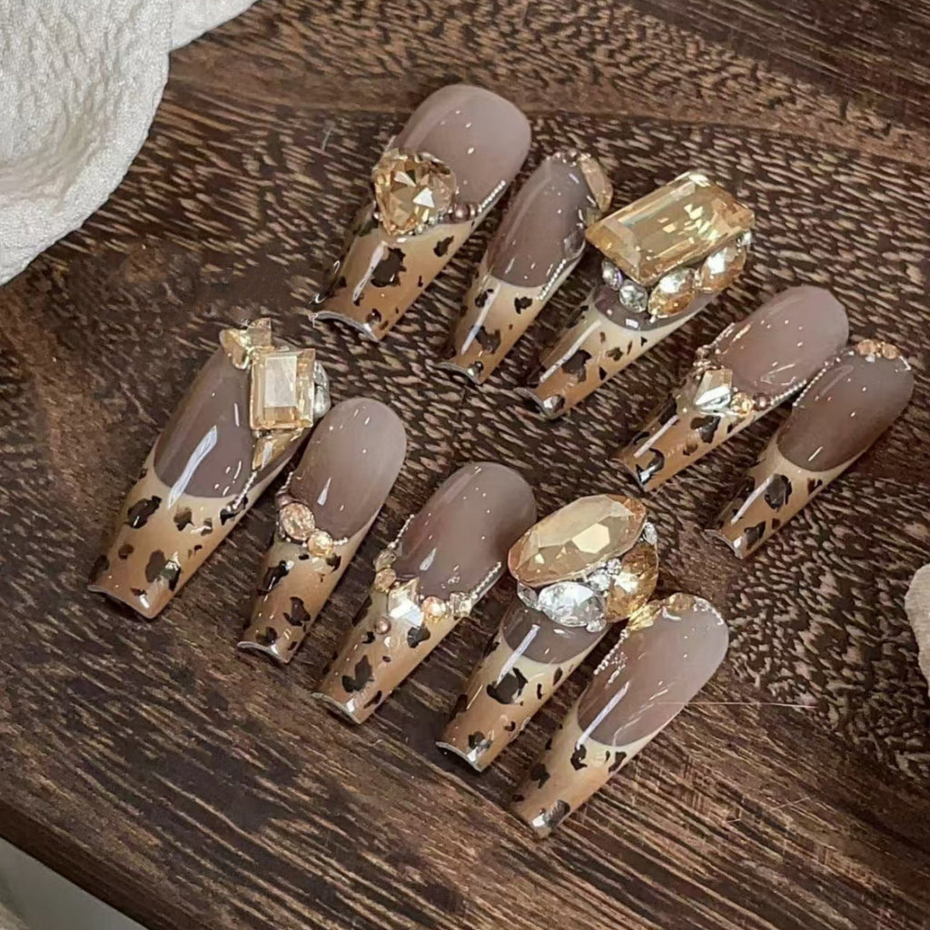 Midnight Crush Handmade Press-On Nails | Removable, Reusable
