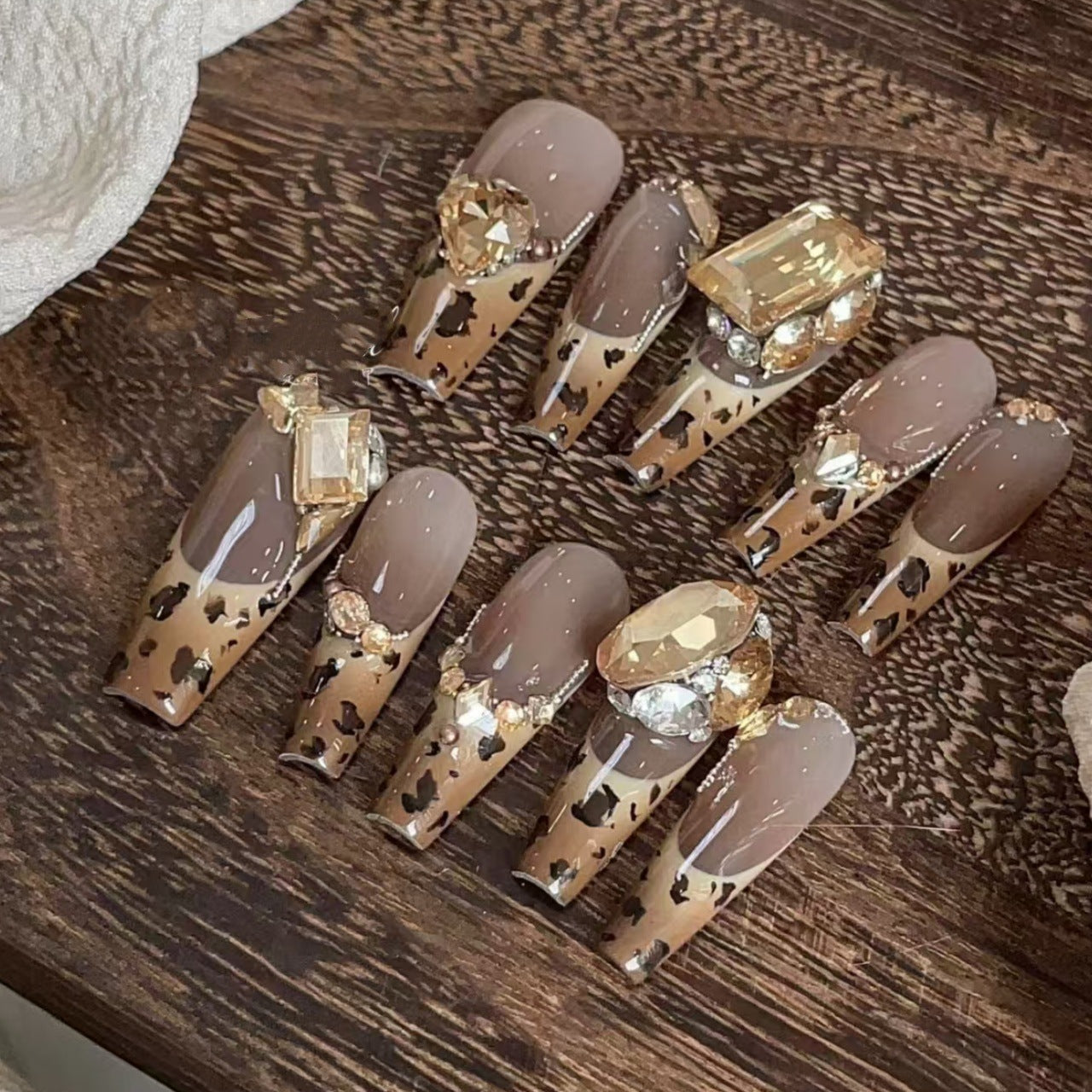 Midnight Crush Handmade Press-On Nails | Removable, Reusable