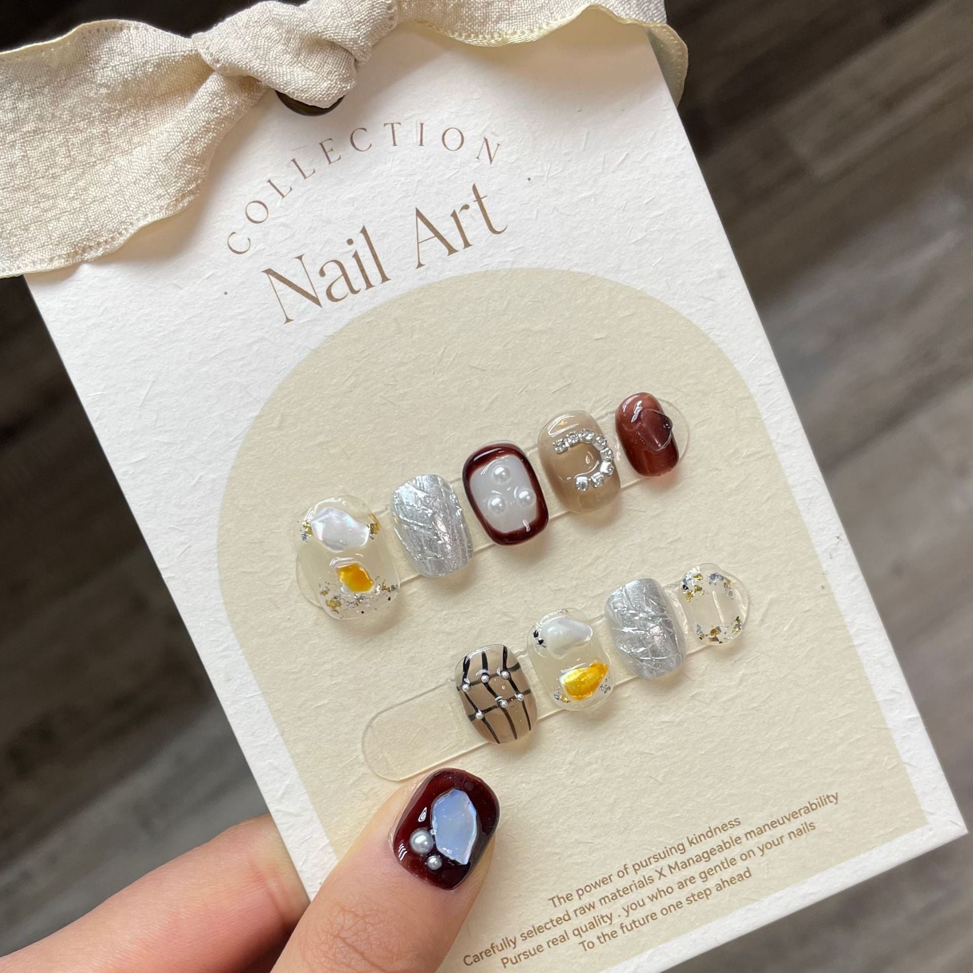 Scarlet Reign Handmade Press-On Nails | Removable, Reusable