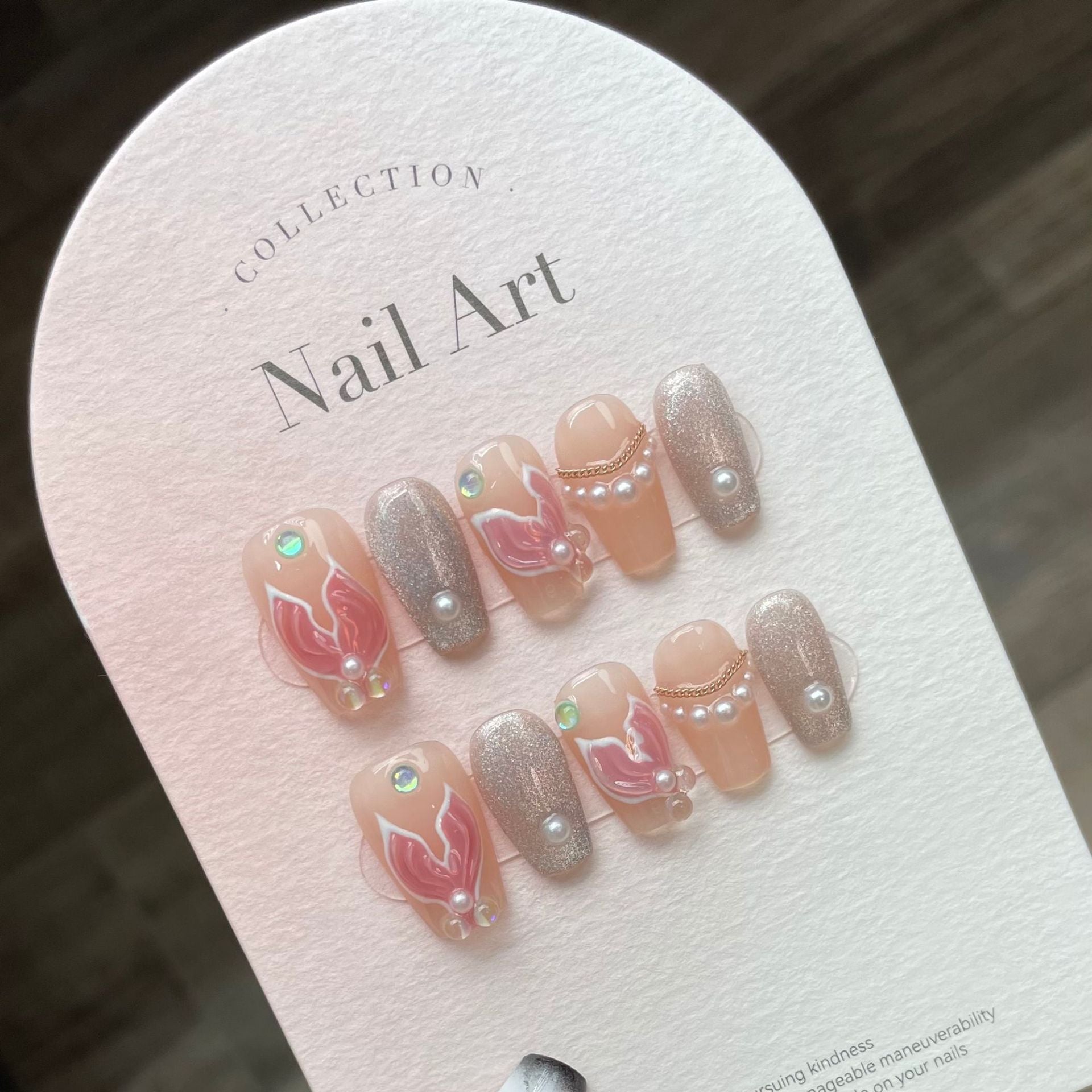 Scarlet Reign Handmade Press-On Nails | Removable, Reusable