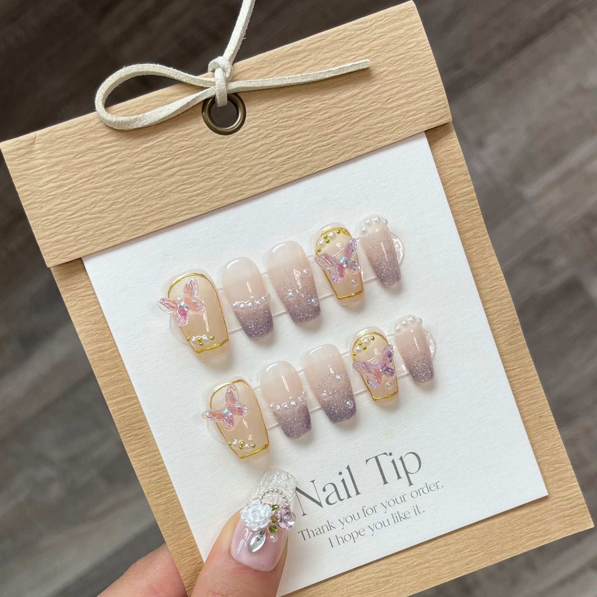 Scarlet Reign Handmade Press-On Nails | Removable, Reusable