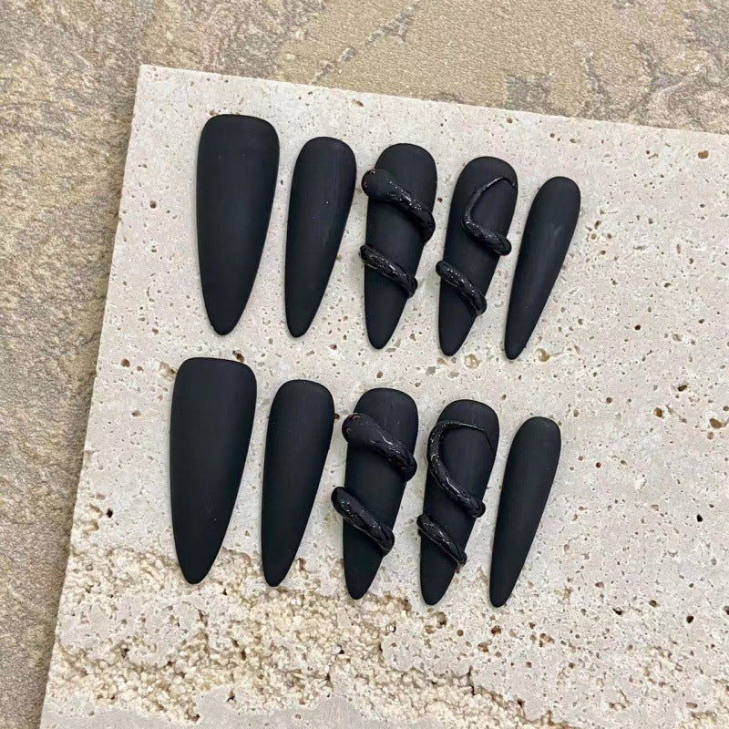 Siren Call Handmade Press-On Nails | Removable, Reusable