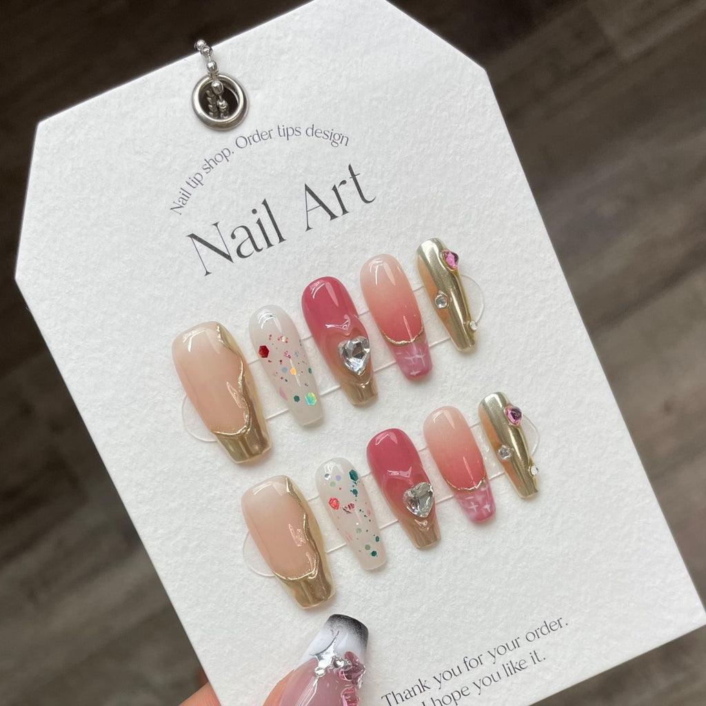 Scarlet Reign Handmade Press-On Nails | Removable, Reusable
