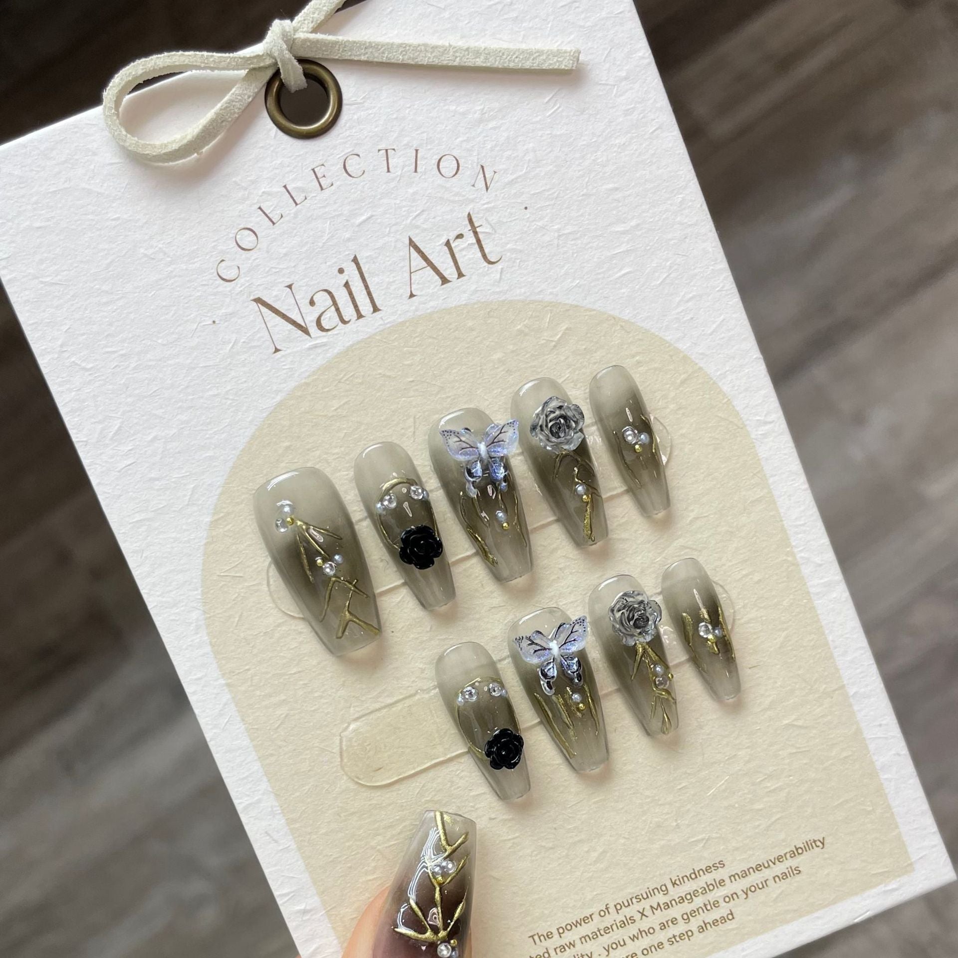 Scarlet Reign Handmade Press-On Nails | Removable, Reusable