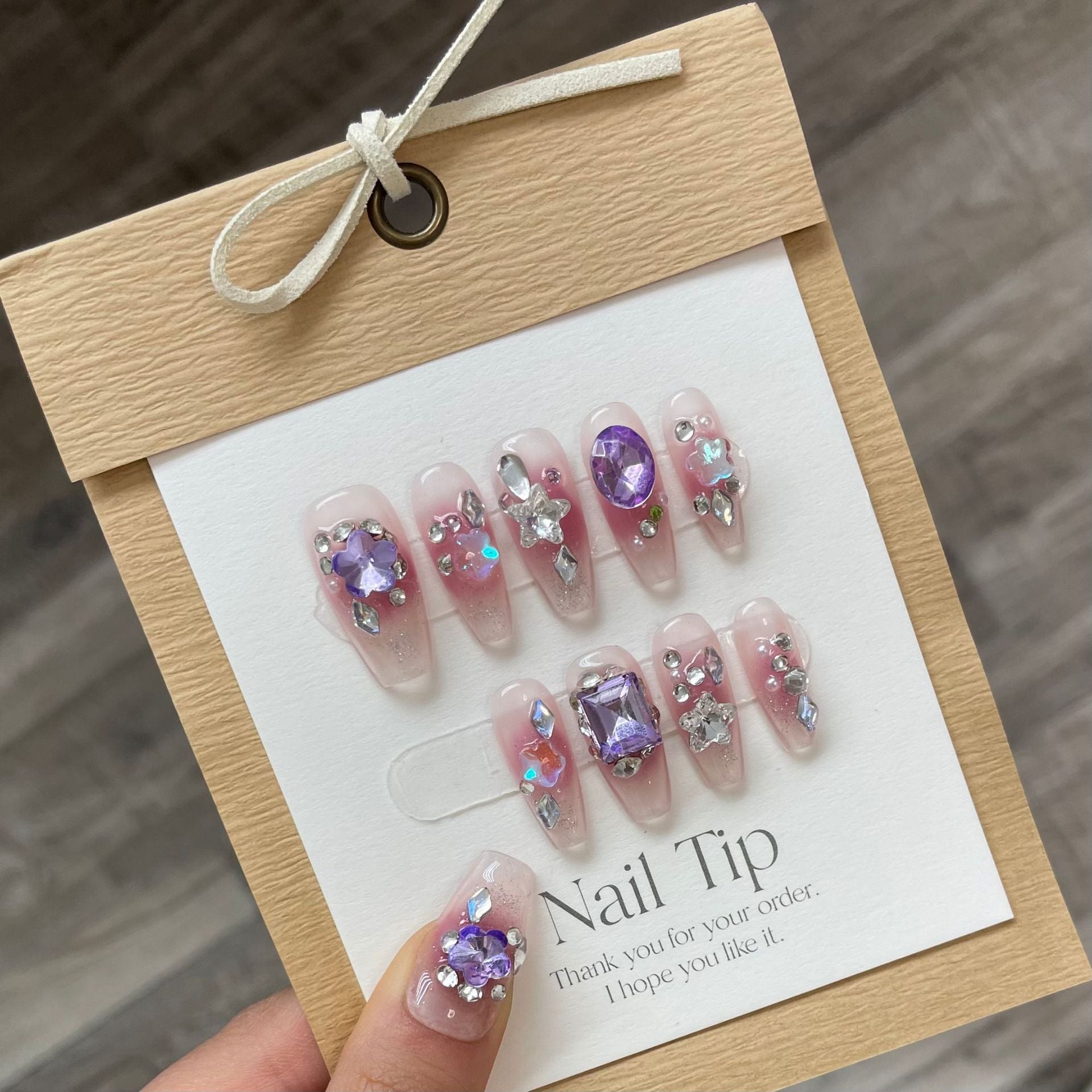 Scarlet Reign Handmade Press-On Nails | Removable, Reusable