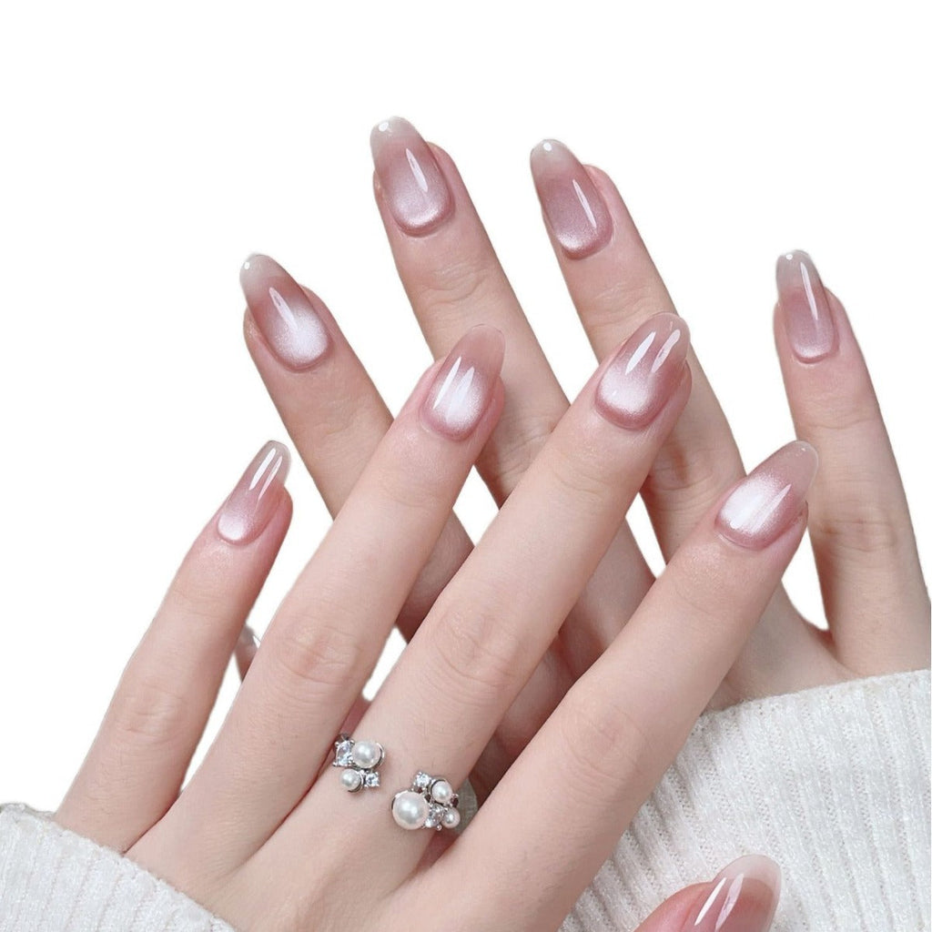 Blush Luxe Handmade Press-On Nails | Removable, Reusable