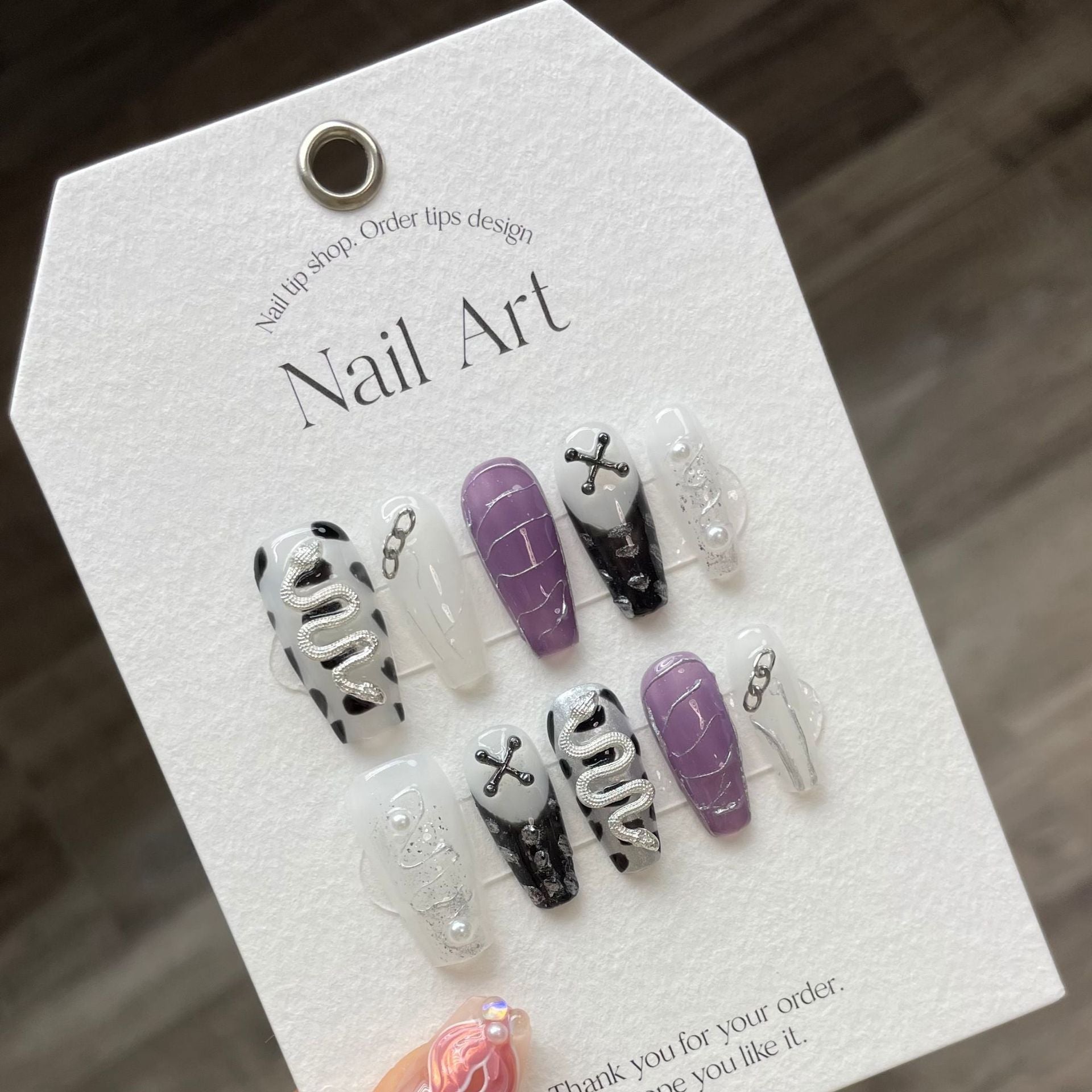Scarlet Reign Handmade Press-On Nails | Removable, Reusable