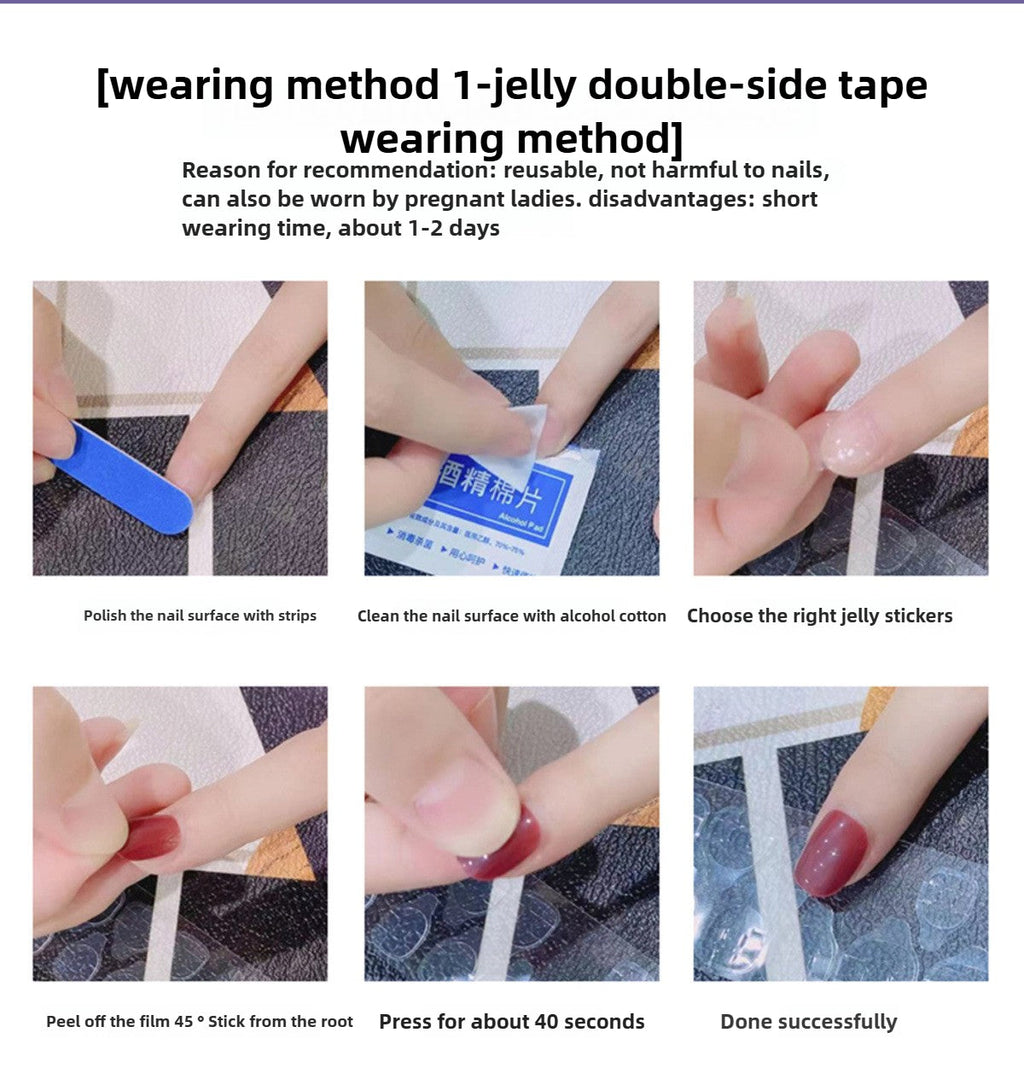 0987- Handmade press on nails fake nails removable