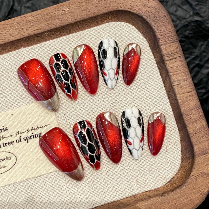Siren Call Handmade Press-On Nails | Removable, Reusable