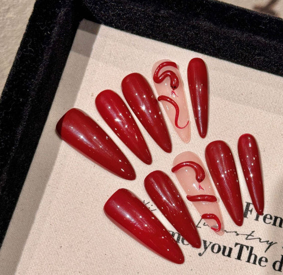 Siren Call Handmade Press-On Nails | Removable, Reusable