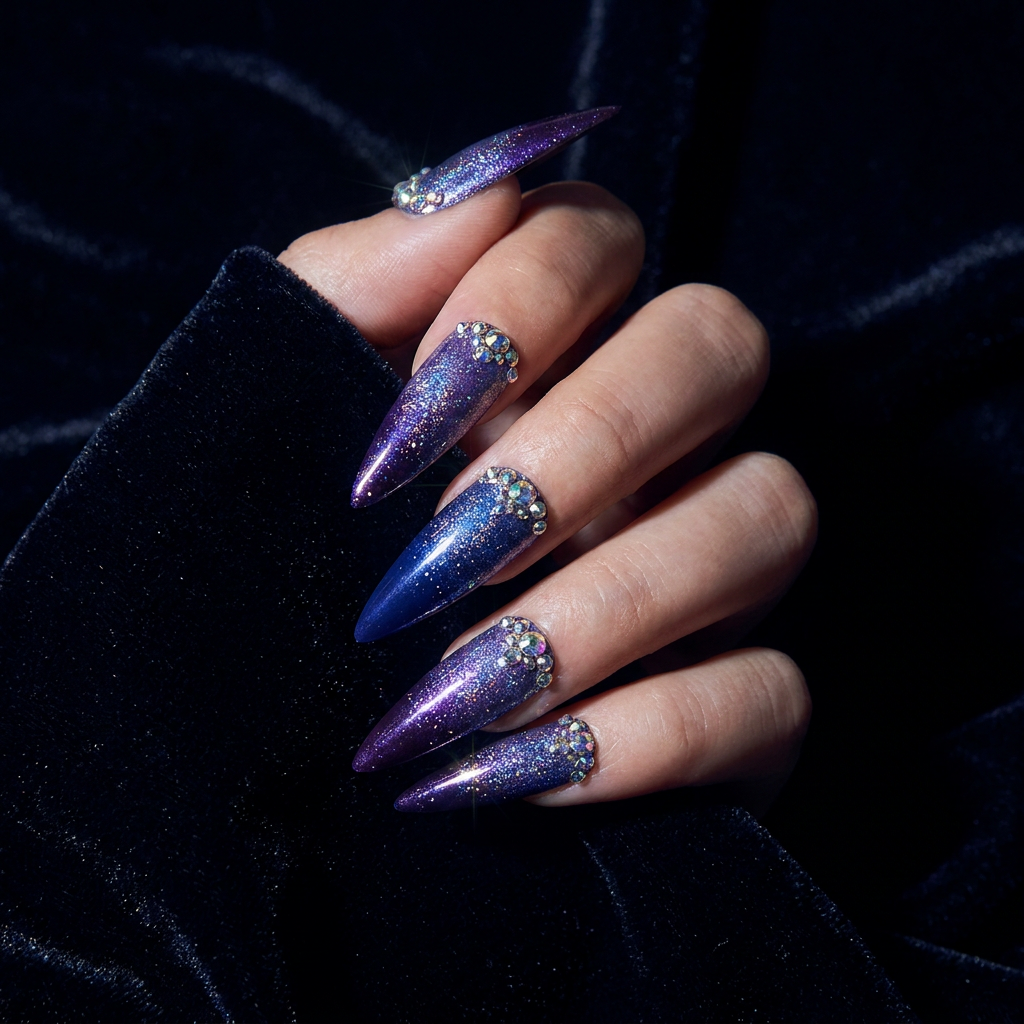 Siren Call Handmade Press-On Nails | Removable, Reusable
